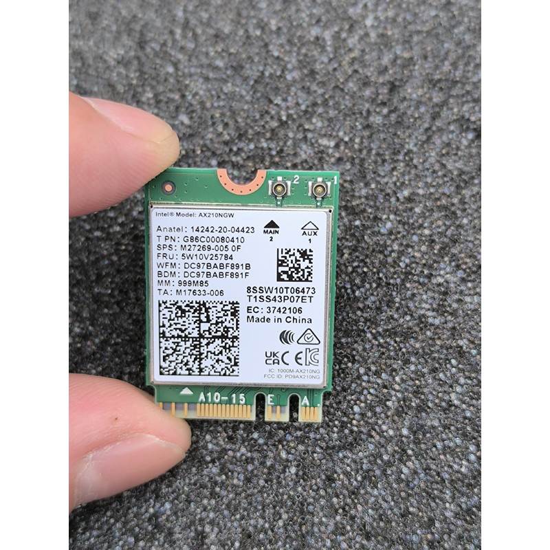 汇盈 传感器英特尔intel AX210无 线网卡WiFi6E正