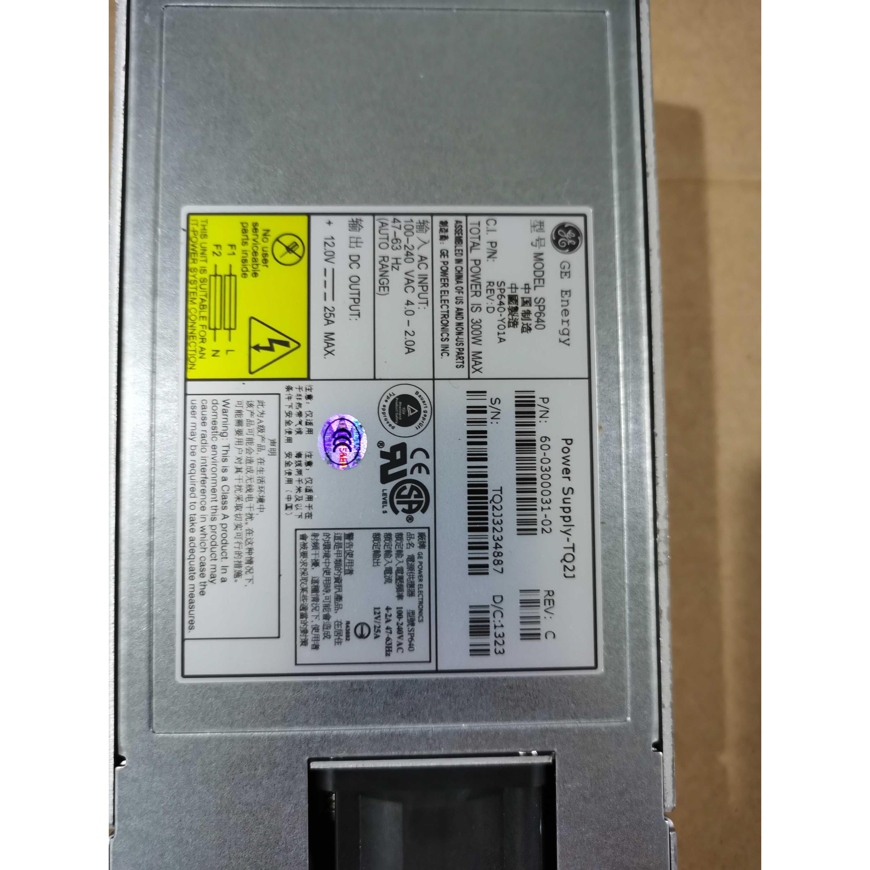 【汇盈传感器】IBM 2498-B80 电源 SP640 60-0300031-02 100-652-