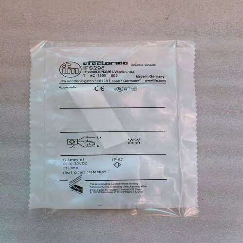 原装 德国易福门IFM传感器 IFS298 IFB3008-BPKGK1V4AUS-104