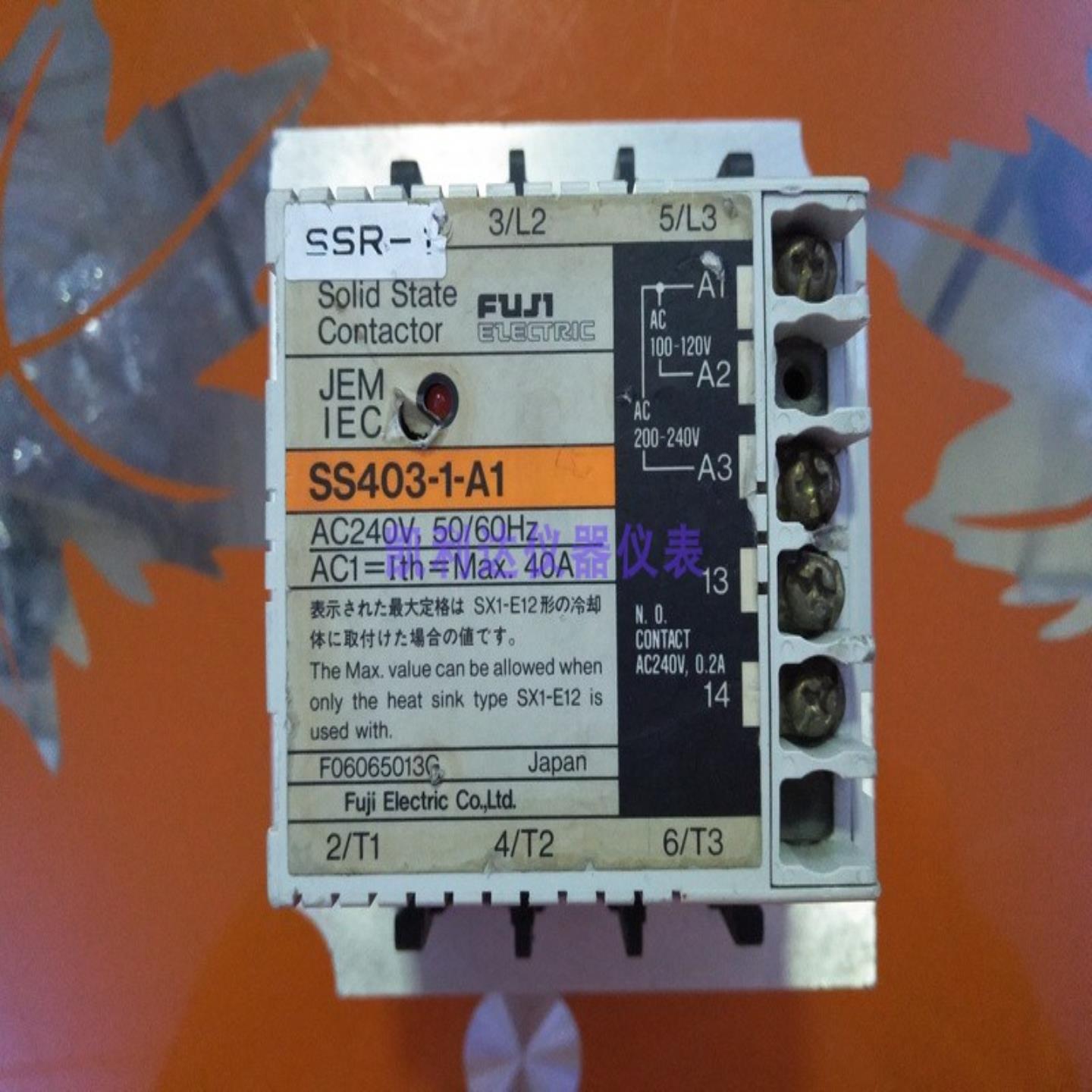 富士固态继电器 SS403-1-A1