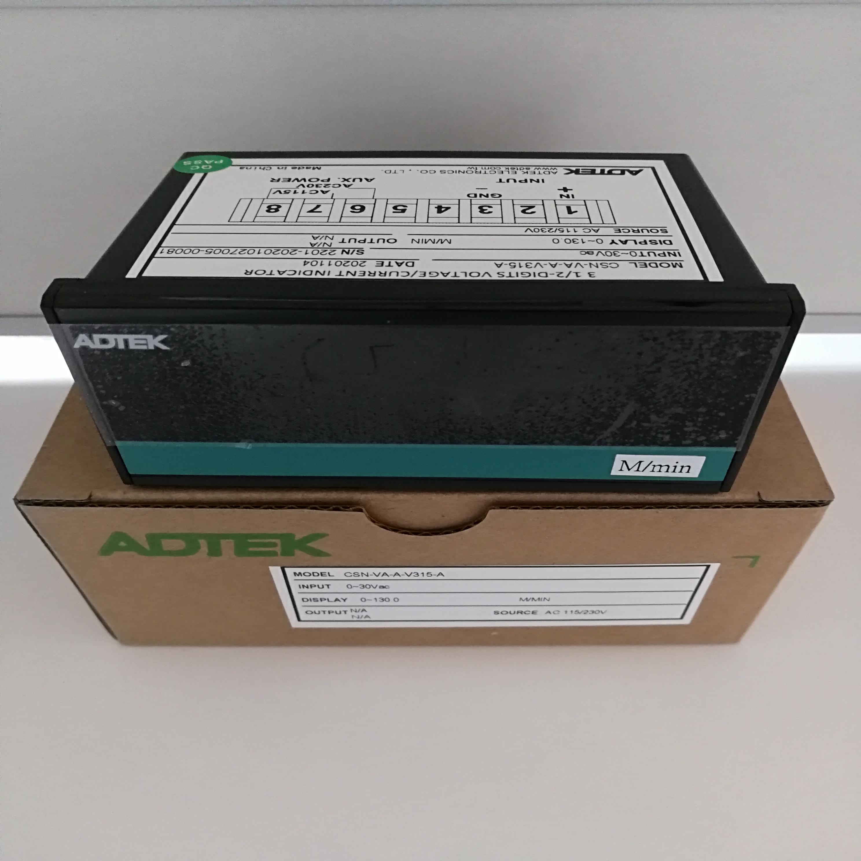 现货铨盛ADTEK照射机转速表CSN-VA-A-V315-ACSN-VA-A-VO-A2 30V