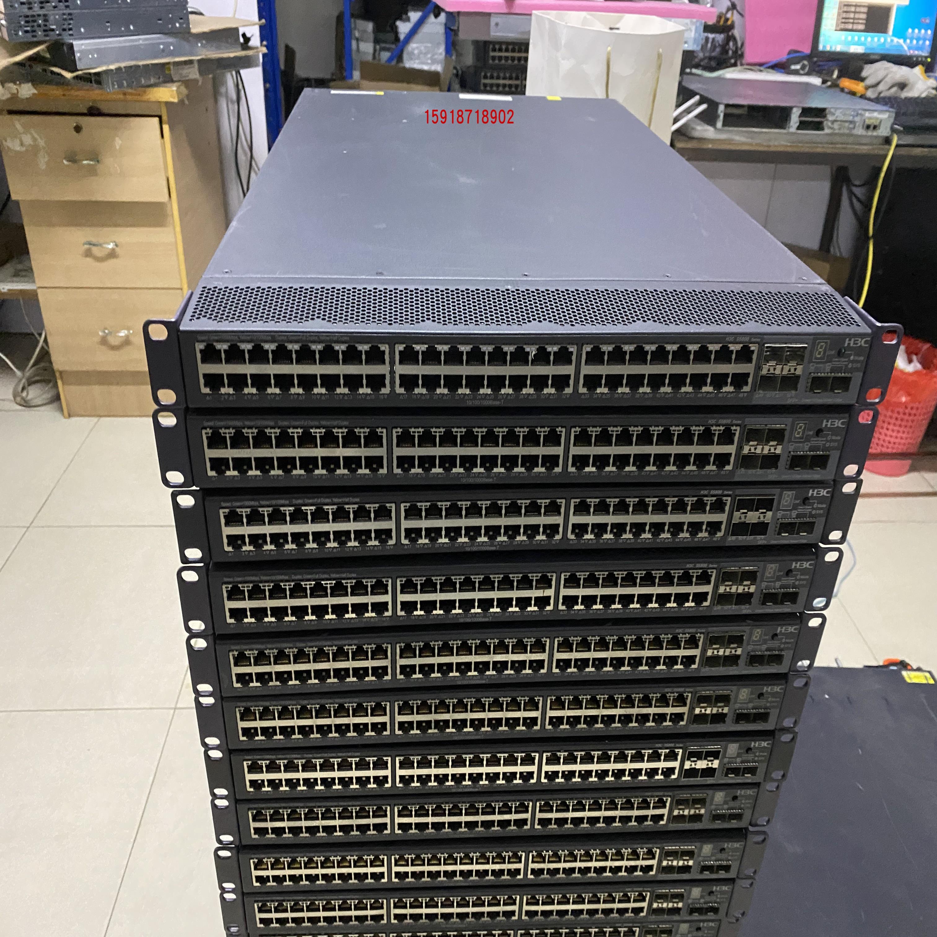H3C S5800-54S 48千兆+6口万兆10G SFP+三层核心万兆交换机
