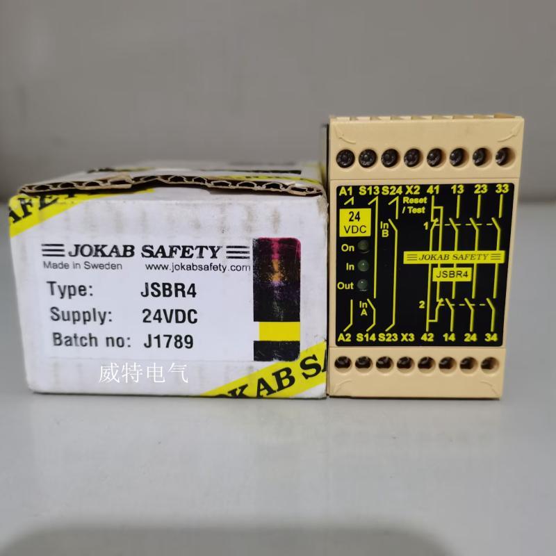 原装瑞典佳可保 JOKAB SAFETY 安全继电器 JSBR4 DC24V