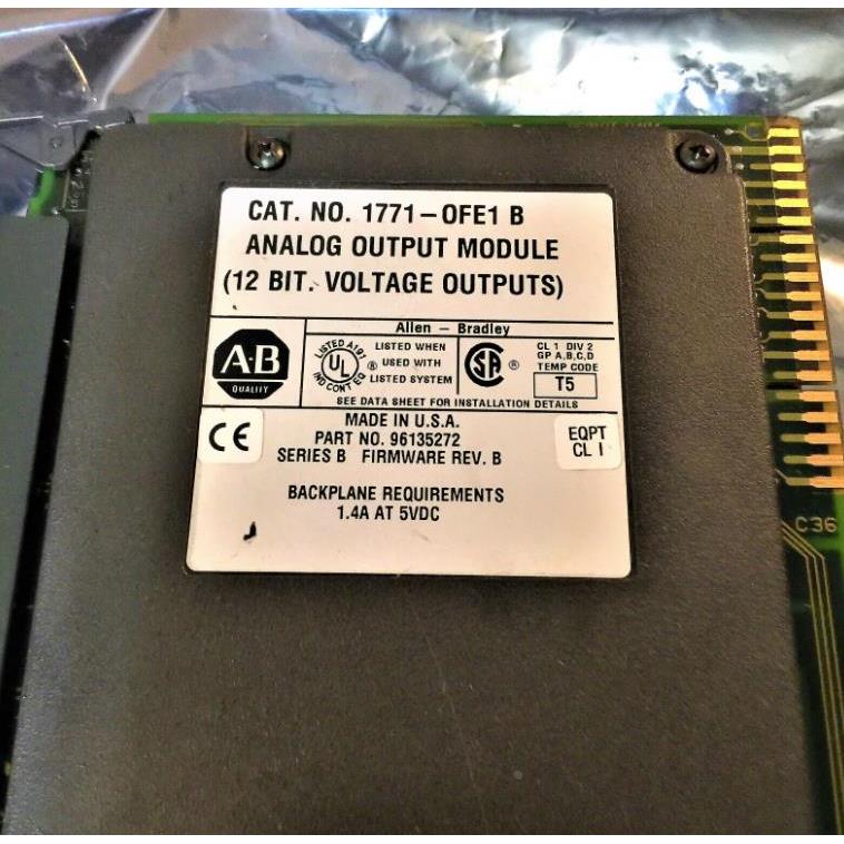 正品 美国PLC模块 AB 1771-OFE1/B 库存议价议价