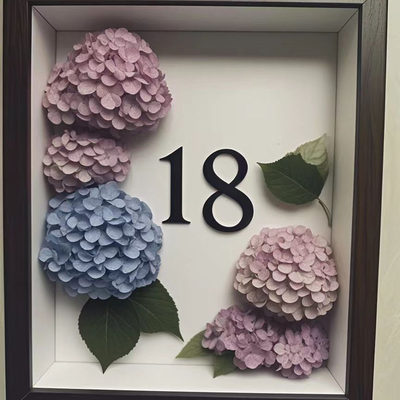 立体6寸8寸12寸干花相框空框中空3 6厘米diy手工蝴蝶昆虫摆台摆件