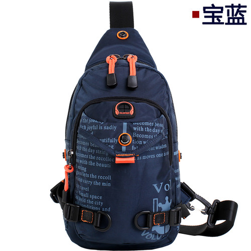 字母休闲胸包华朗迪尔单肩包运动