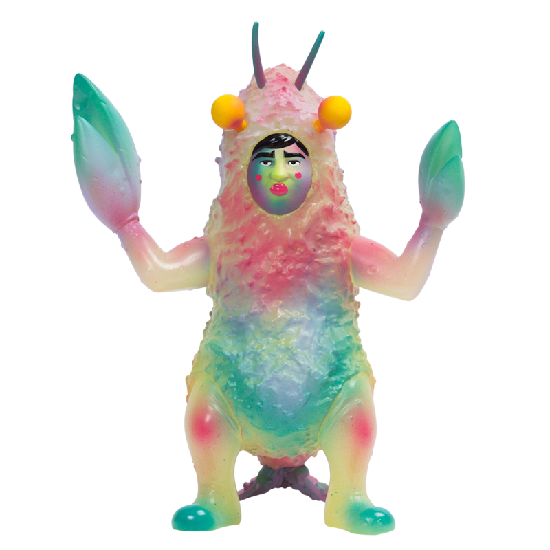 现货Mighty Jaxx全球限量TEMPURA SAN 天妇罗炸虾人(镭射夜光版