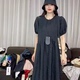 店 黑色百搭显瘦泡泡袖 新款 时尚 连衣裙 夏季 慧慧来自星星女装