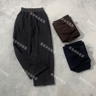 弯刀裤 慧慧来自星星女装 抽绳撞色加绒羊绒裤 1621休闲百搭款 店