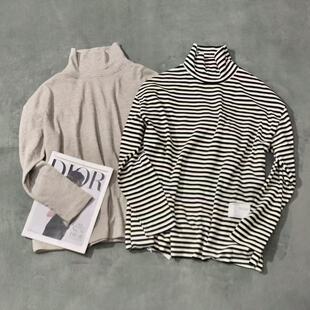 百搭贴布高领打底衫 9902三色DENNN新款 店 慧慧来自星星女装