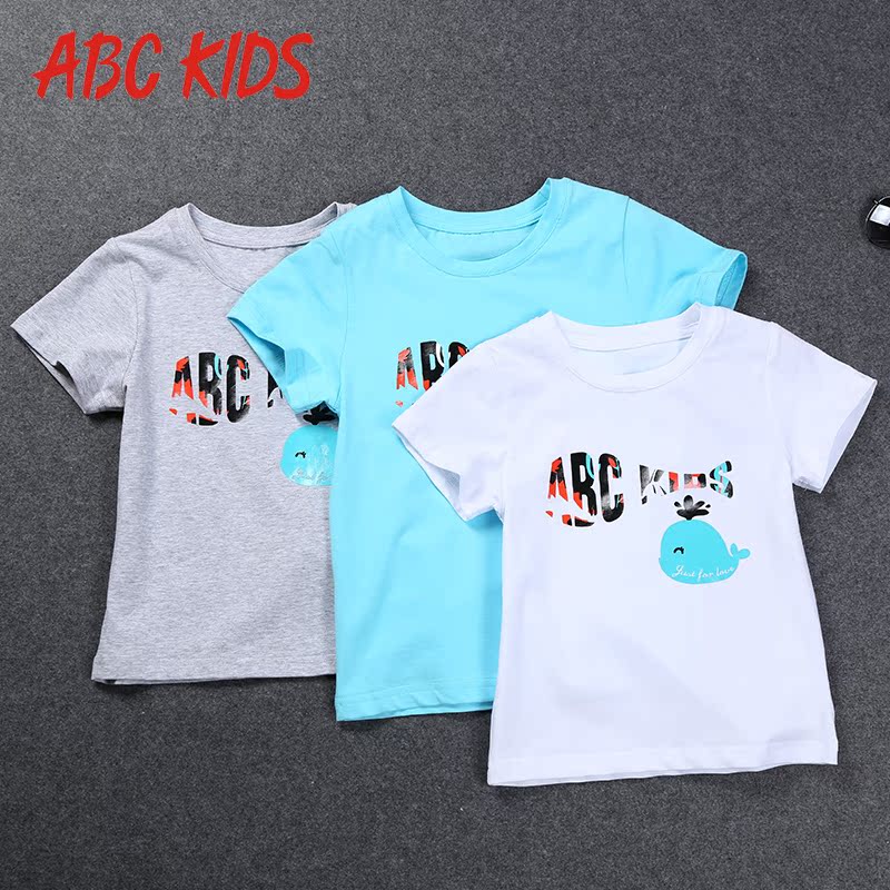 abckidsͯװÄÐͯ¿¨Í¨¶ÌÐä2018Ïļ¾Ð¿îСͯÃÞTÐô±¦±¦Ê±Éб¡¿îÉÏÒÂ