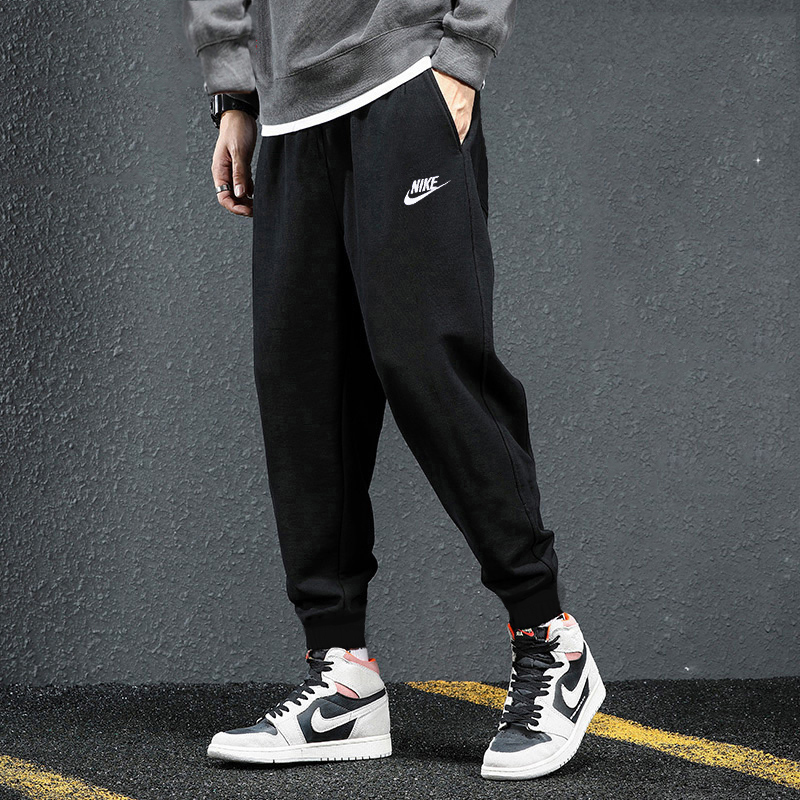 NIKE耐克运动裤男裤25新款束脚针织休闲裤跑步健身长裤FN3802-010