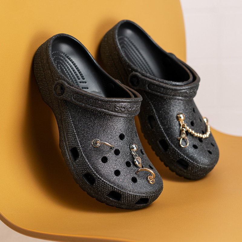 crocs卡骆驰男鞋女鞋洞洞鞋 26新款闪耀Clog轻便运动拖鞋