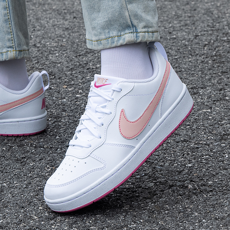 耐克NIKE板鞋运动鞋女鞋 25冬季新款court小白鞋轻便学生休闲鞋