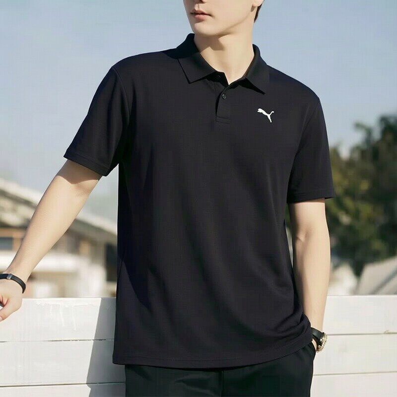 PUMA彪马速干POLO衫男装2026夏季新款翻领T恤男士运动短
