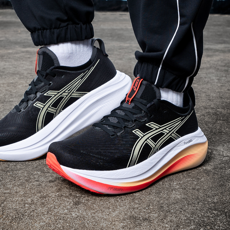 亚瑟士轻便透气跑步鞋男鞋2025新款GEL-NIMBUS 27跑步鞋运动鞋子