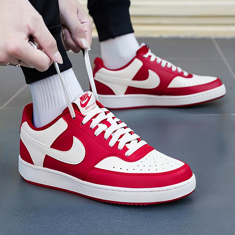 NIKE耐克官方正品男鞋2026新年款COURT红白运动鞋冬季板鞋休闲鞋,运动鞋new,运动休闲鞋,淘宝优惠券,粉丝福利购,淘宝优惠卷