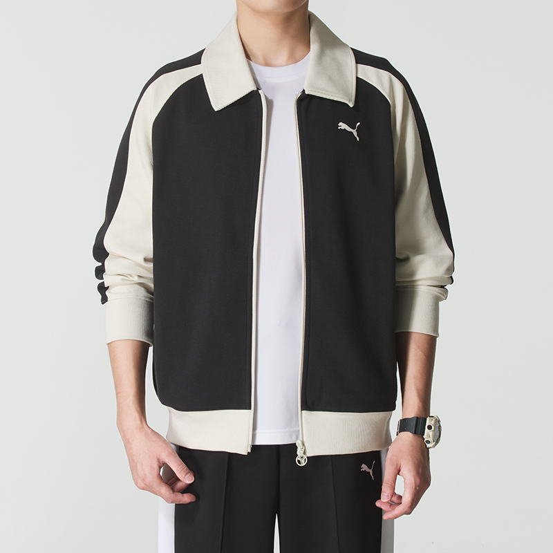 PUMA彪马情侣外套男装女装2025秋季新款翻领上衣运动服夹克634029