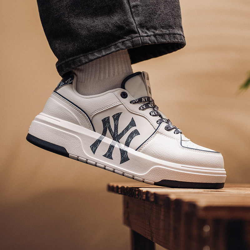 MLB官方 低帮情侣板鞋男鞋女鞋冬季新款厚底复古运动鞋轻便休闲鞋,运动鞋new,运动休闲鞋,淘宝优惠券,粉丝福利购,淘宝优惠卷