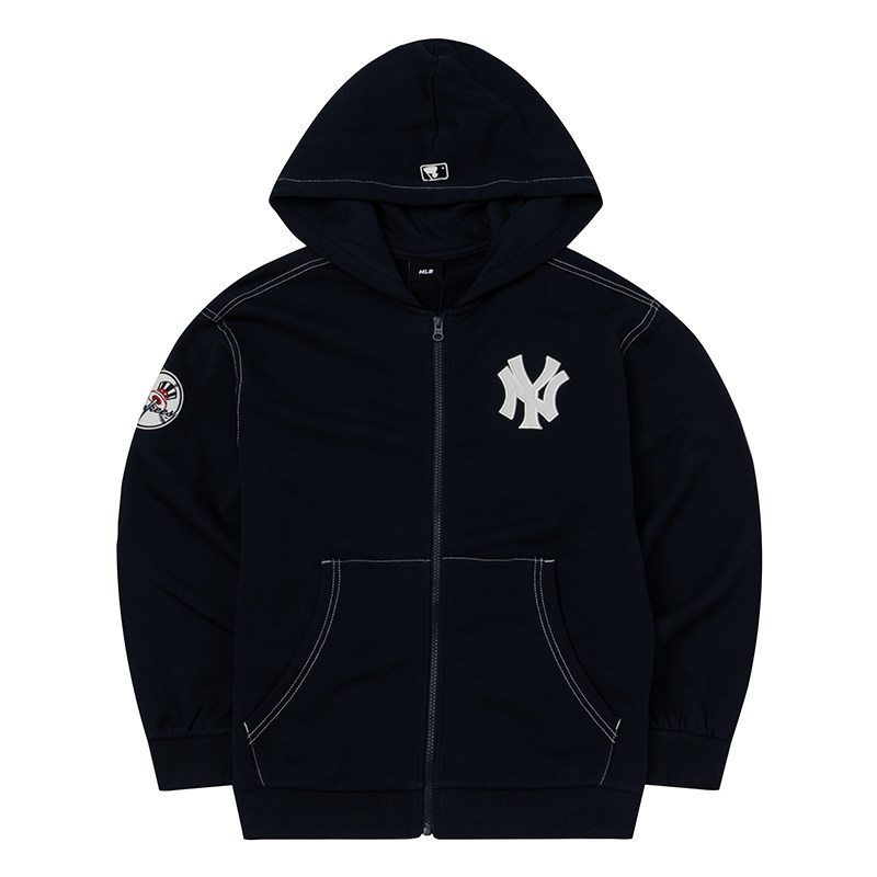 MLB官方 儿童连帽外套童装2025新款宽松休闲上衣男女童运动服夹克,运动服/休闲服装,运动卫衣/套头衫,淘宝优惠券,粉丝福利购,淘宝优惠卷