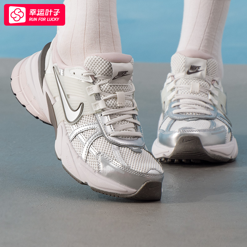 ~Nike耐克女鞋2025秋新款V2K RUN复古老爹鞋网面跑步鞋 FD0736-01