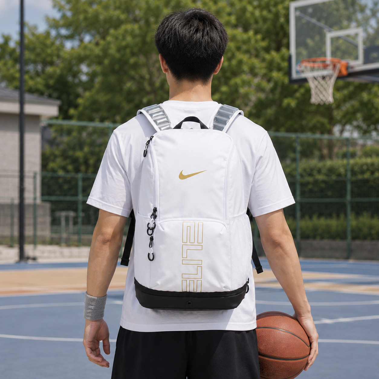 幸运叶子丨耐克男女包AIR MAX气垫初高中学生书包电脑包双肩背