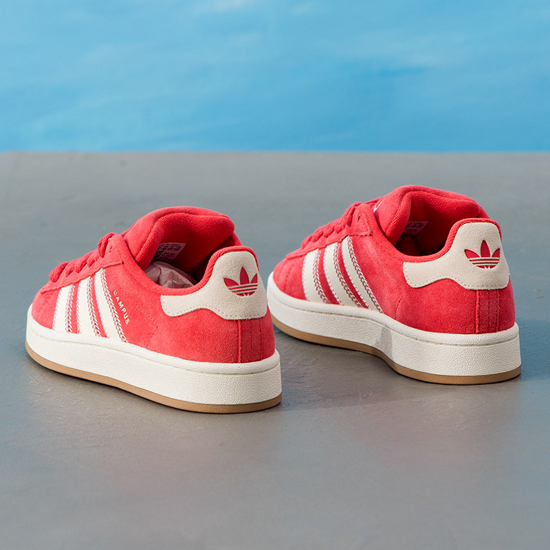阿迪达斯三叶草板鞋女鞋CAMPUS 00s W运动鞋透气休闲鞋红色面包鞋,运动鞋new,运动休闲鞋,淘宝优惠券,粉丝福利购,淘宝优惠卷