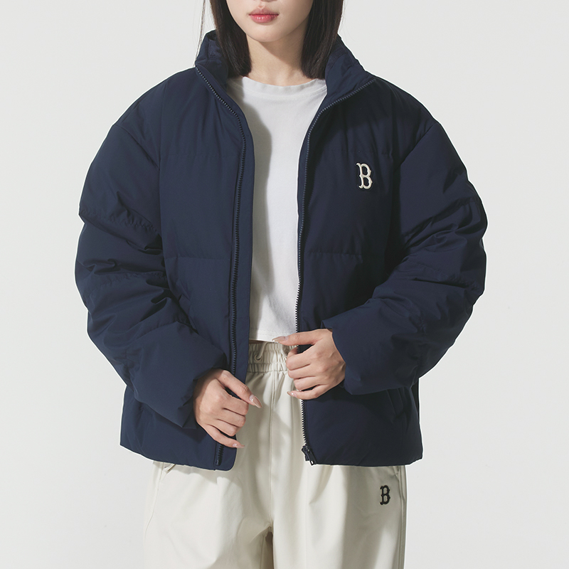 MLB官方 男装女装2025秋季新款户外运动服保暖时尚立领羽绒服外套