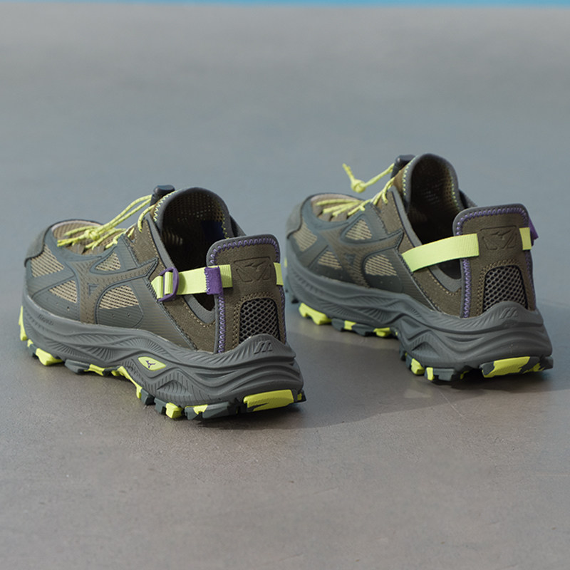 美津浓男鞋26新款运动鞋透气RACER TRAIL SE V2缓