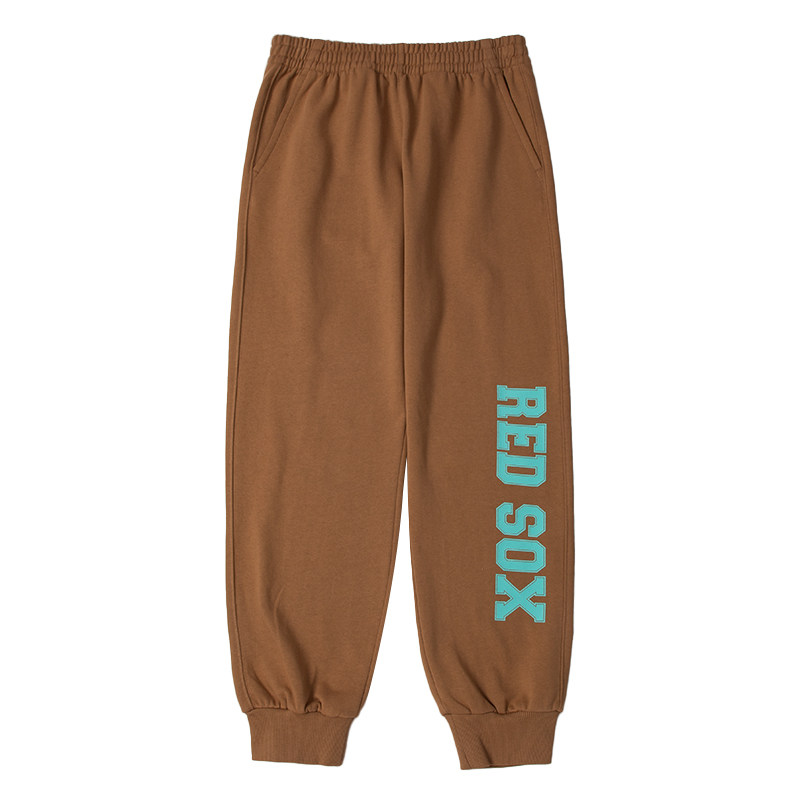 MLB官方 裤子男裤针织长裤束脚裤运动裤透气女裤跑步训练休闲裤潮