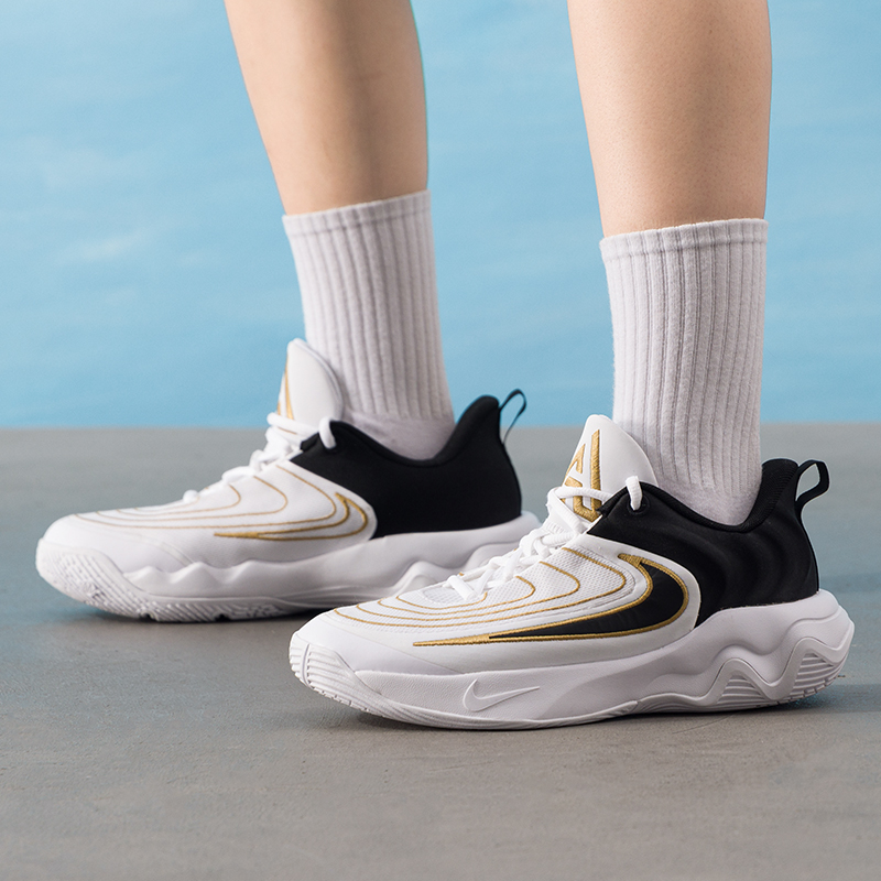 Nike耐克篮球鞋女2025夏季新款大童鞋缓震运动鞋训练休闲鞋FZ6734