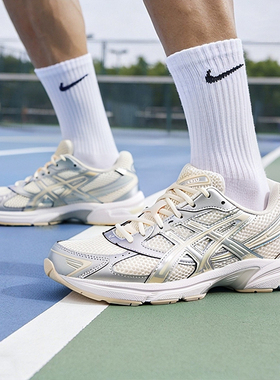 亚瑟士男鞋女鞋Gel-1130低帮网面休闲老爹鞋运动跑步鞋1202A164