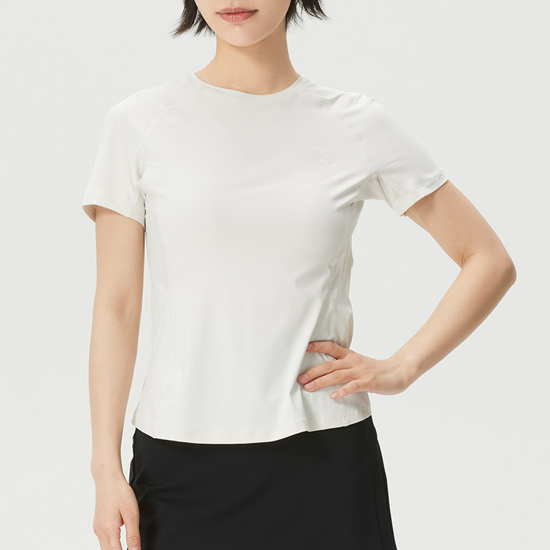UA安德玛半截袖女装潮流健身休闲运动服时尚修身短袖t恤6014345