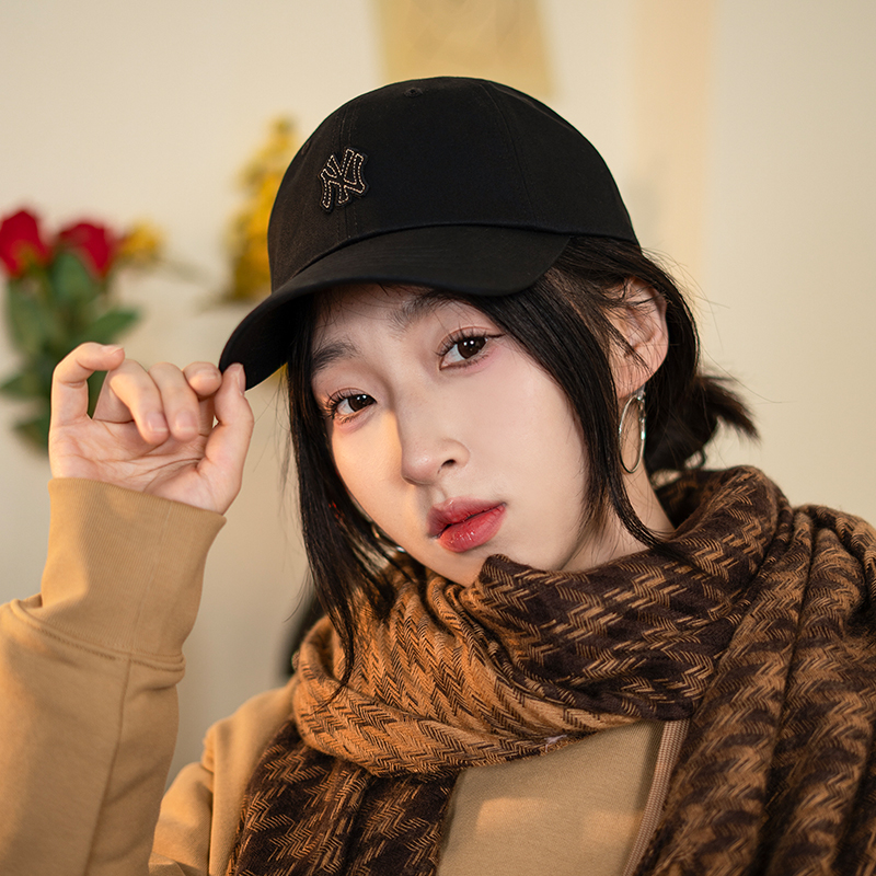 MLB官方 帽子男女同款棒球帽运动帽时尚韩版休闲鸭舌帽3ACPB074N