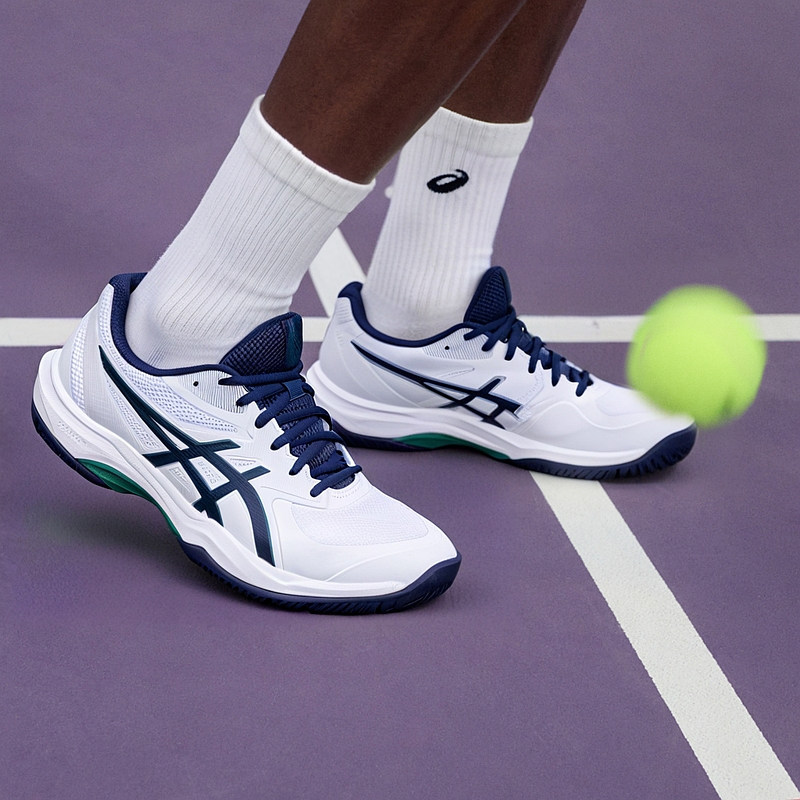 亚瑟士专业网球鞋男鞋2025新款轻便低帮运动鞋GAME FF比赛训练鞋