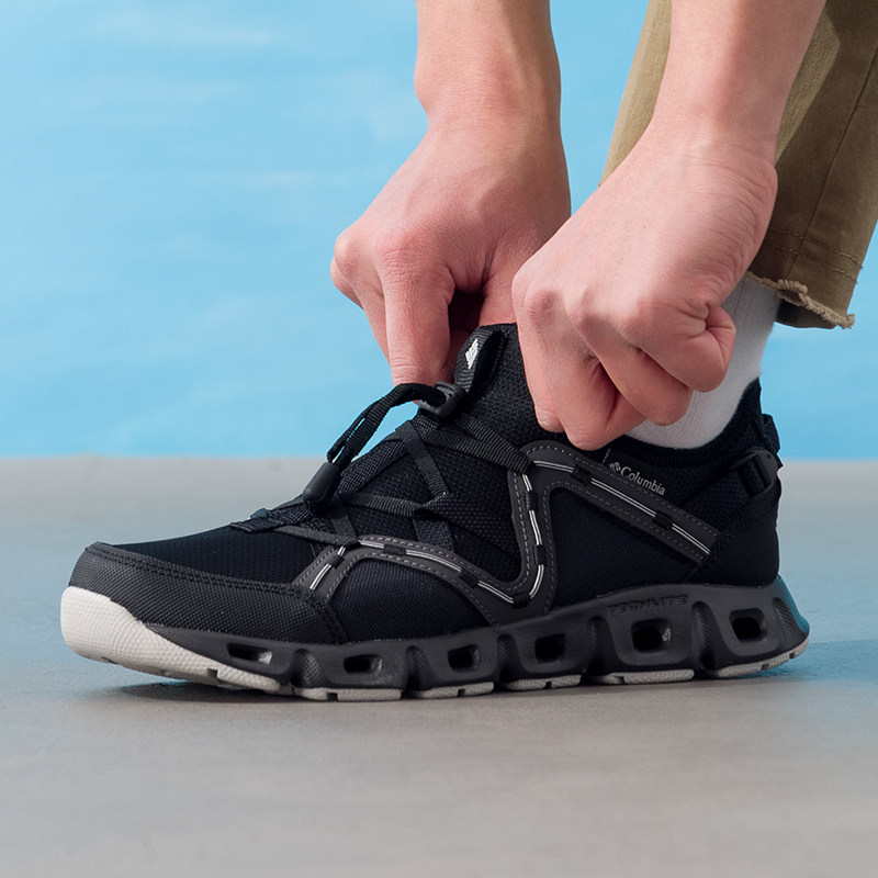 哥伦比亚户外溯溪鞋男鞋春季新款轻便低帮运动鞋休闲鞋透气鞋子潮