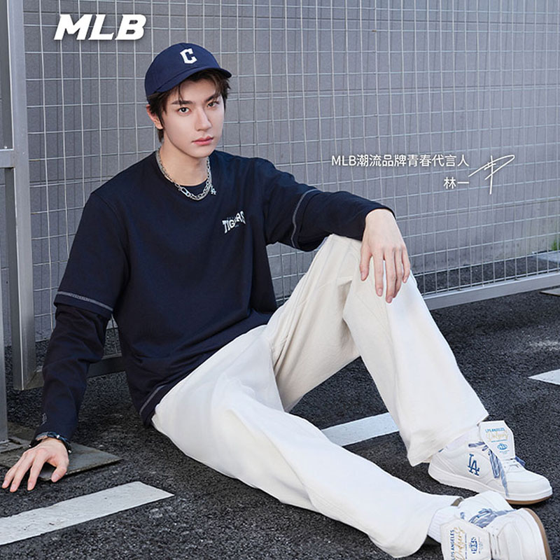 MLB官方 林一同款板鞋男女鞋2026新款翻盖学长鞋休闲鞋图片