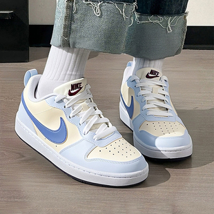 NIKE耐克官方板鞋女鞋2026春季新款白蓝色COURT休闲鞋运动鞋女款