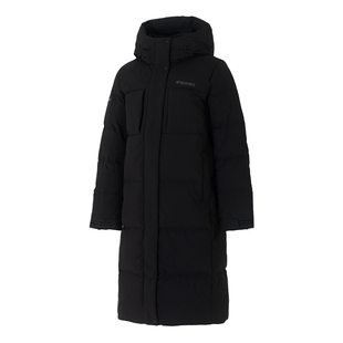 Discovery探索长款羽绒服女装连帽保暖运动服防风休闲羽绒外套潮