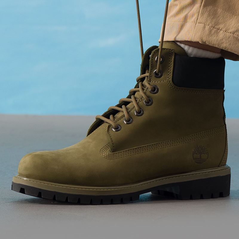 Timberland添柏岚靴子男装秋季新款户外休闲鞋复古高帮靴马丁靴潮