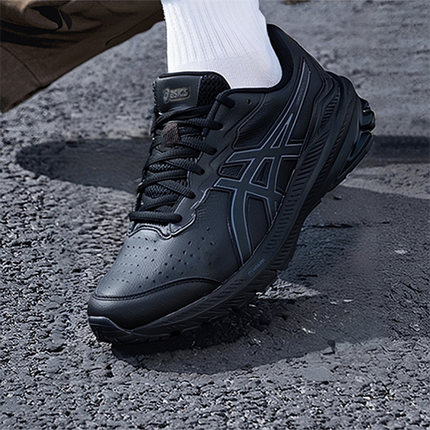 Asics亚瑟士男鞋4E宽楦黑武士运动鞋25新款GT-1000 LE 2缓震跑鞋