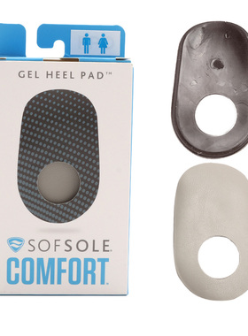 sofsole舒足速乐后跟垫男女凝胶减震垫足跟垫脚跟减压垫鞋垫