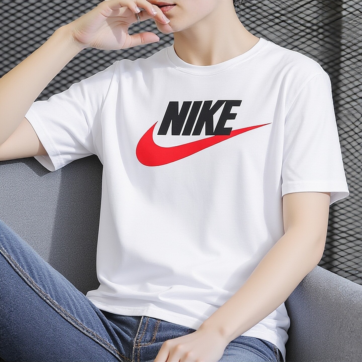 幸运叶子丨耐克男士短袖T恤正品运动服棉质半袖体恤男装潮AR5005
