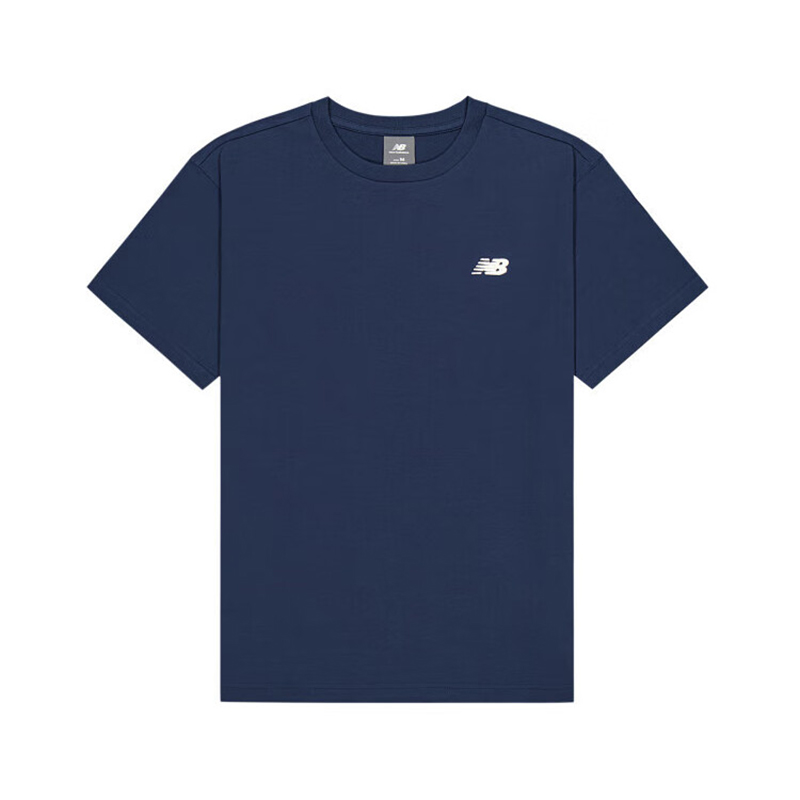 New Balance NB圆领短袖男子2025夏季新款印花运动服宽松跑步T恤