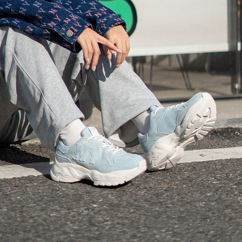 MLB官方 男鞋女鞋2025冬新款运动鞋透气时尚情侣老爹鞋复古休闲鞋