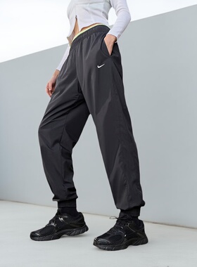 Nike耐克女裤官方正品新款运动裤子休闲裤跑步训练梭织长裤FV7661