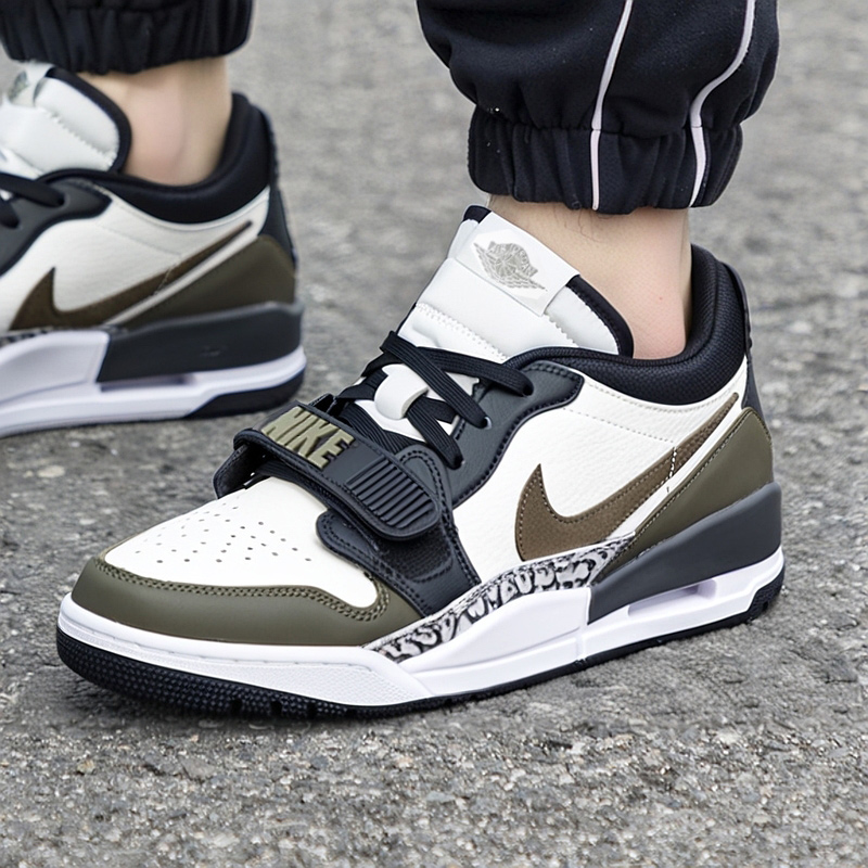 耐克男鞋2025秋季新款运动鞋AJ312低帮休闲鞋篮球鞋男 CD7069-120