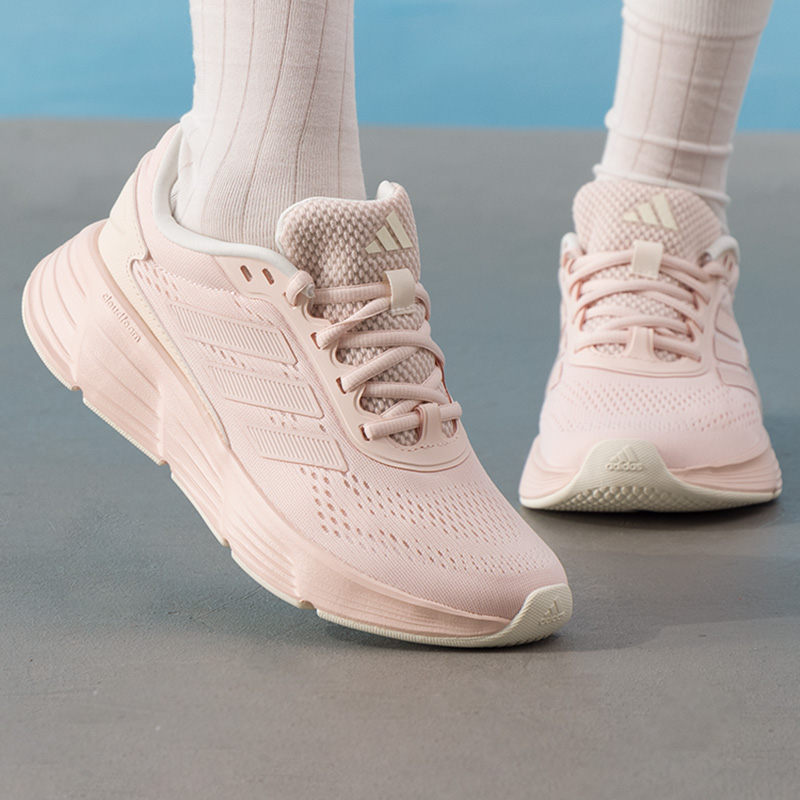 Adidas阿迪达斯鞋子女鞋2025秋新款缓震透气网面运动鞋舒适休闲鞋
