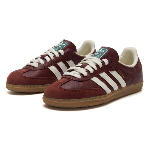 阿迪达斯三叶草板鞋2025新款男鞋女鞋美拉德色系SAMBA透气休闲鞋