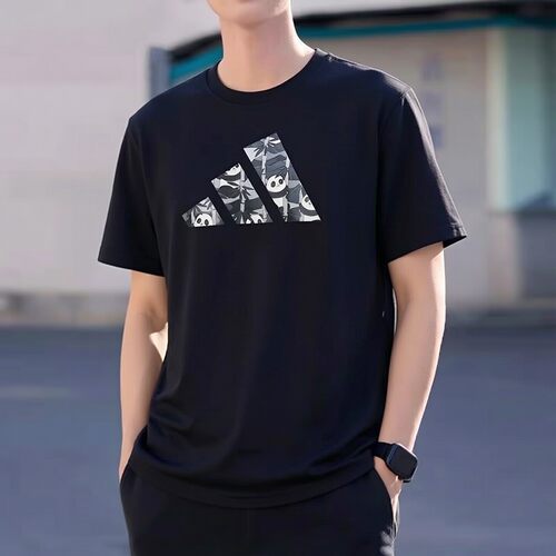 幸运叶子|阿迪达斯半袖男装季运动服宽松跑步休闲短袖T恤KB4849
